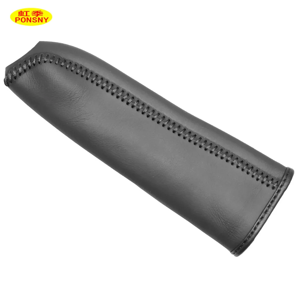 Car Handbrake Covers Case For Mazda 6 2007-2015 Handbrake Grips Cover Genuine Leather hand brake cover