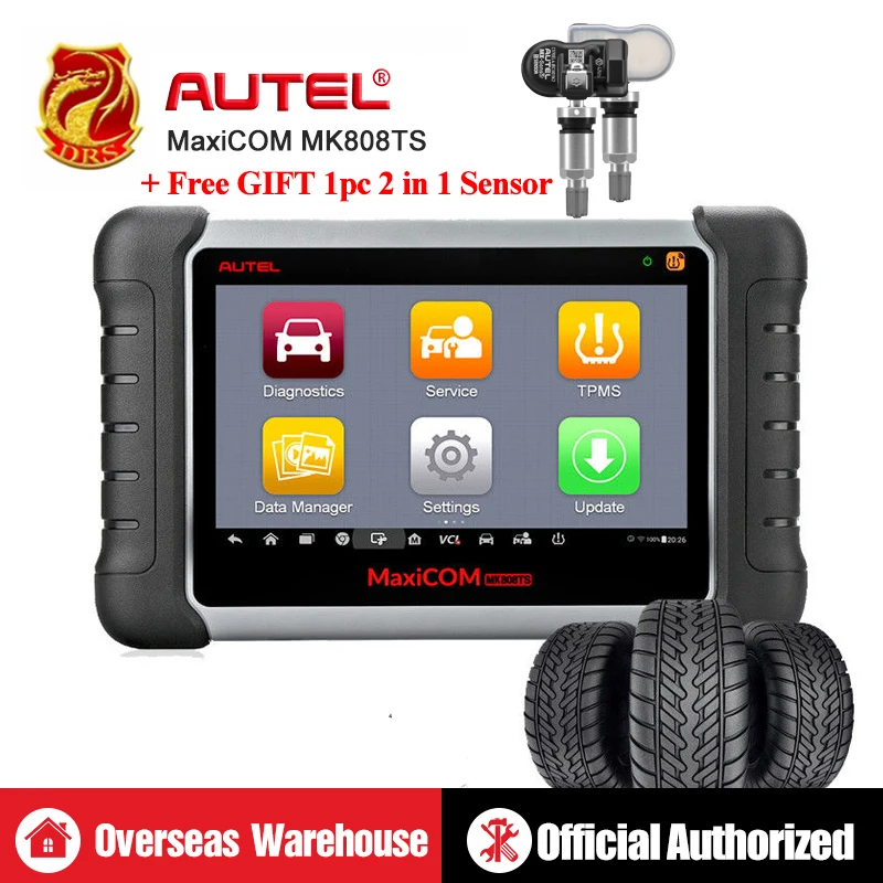 AUTEL MK808TS MX808TS TPMS Diagnostic Tool Code Reader TPMS