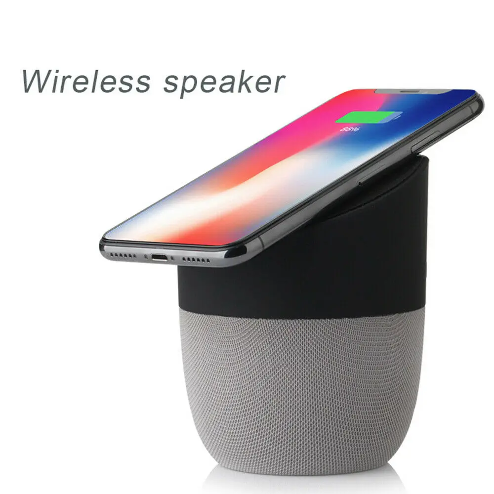 

Smalody A1 Bluetooth speaker wireless speaker Audio TWS Strong Subwoofer Mobile Wireless Charging for iphone x xr for samsung
