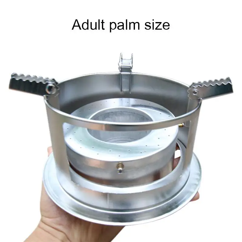 Серебристая плита hobbylan для кемпинга на открытом воздухе портативная твердая
