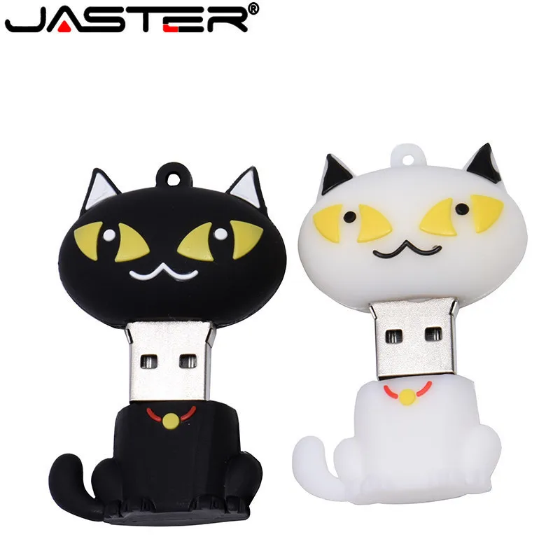 USB флеш накопитель JASTER в форме кошки 4 ГБ 8 16 32 64 ГБ|USB флэш-накопители| |