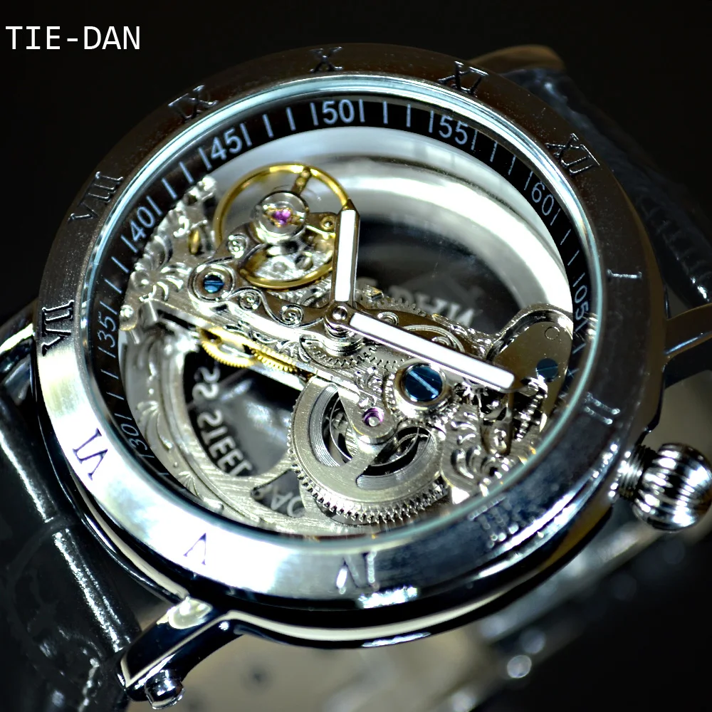 Luxury Brand TIEDAN Tourbillon Automatico Orologio Meccanico Da Uomo  Trasparente Scheletro Orologio Da Polso Moda Maschile Sport Business|watch  brand|watch brand menwatch business - AliExpress