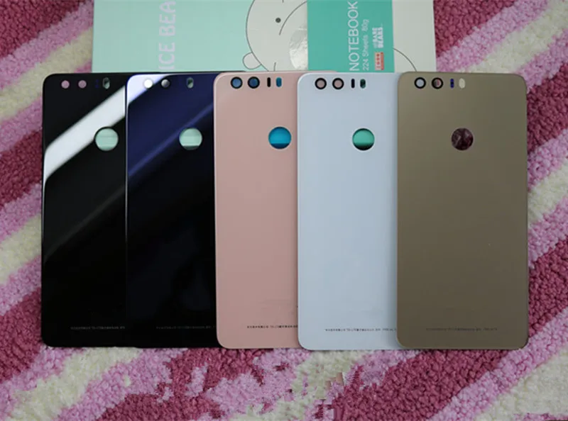 Меньше но лучше оригинальный новый Стекло задняя крышка для huawei Honor 8 Батарея