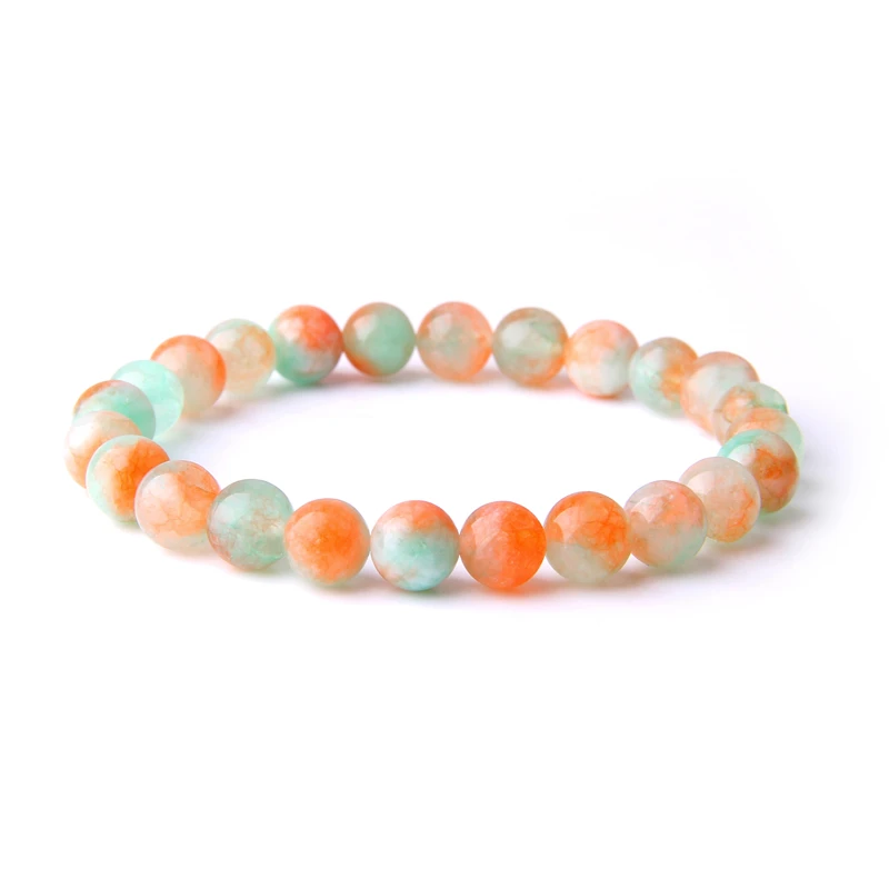 Vinswet модные разноцветные браслеты из натурального белого камня для женщин