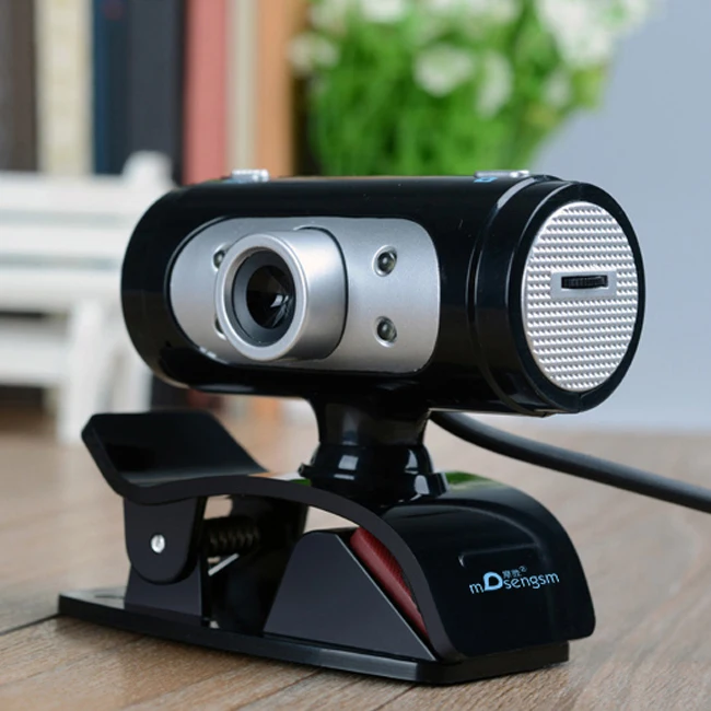 New Arrival Free drive built in microphone webcam 4 LED HD Webcams Web Cam Camera With Night ...