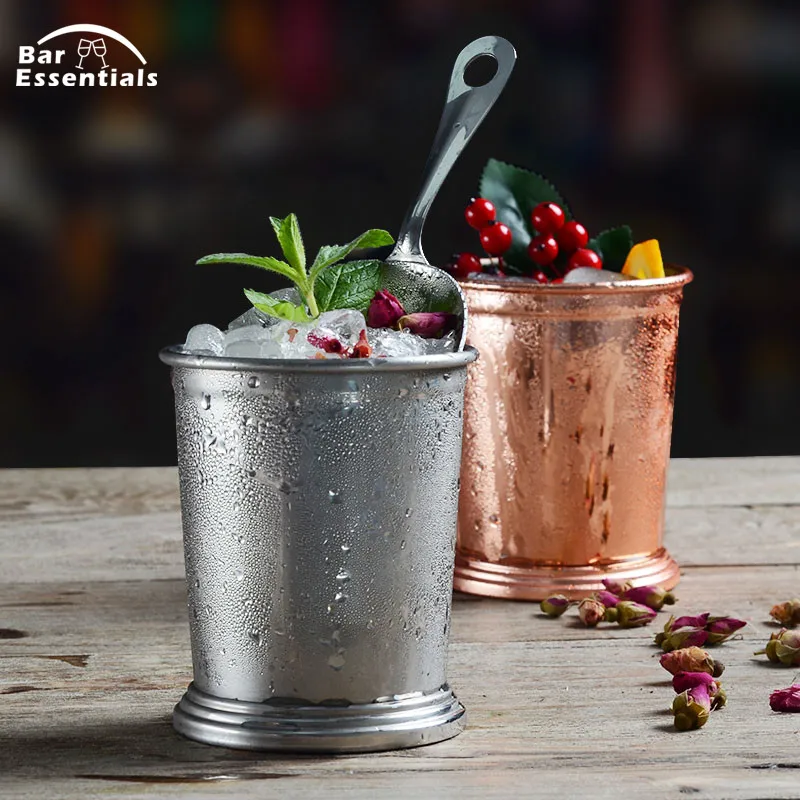 400 мл нержавеющая сталь 304 Медная кружка для коктелья Mule Julep чашка пива посуда