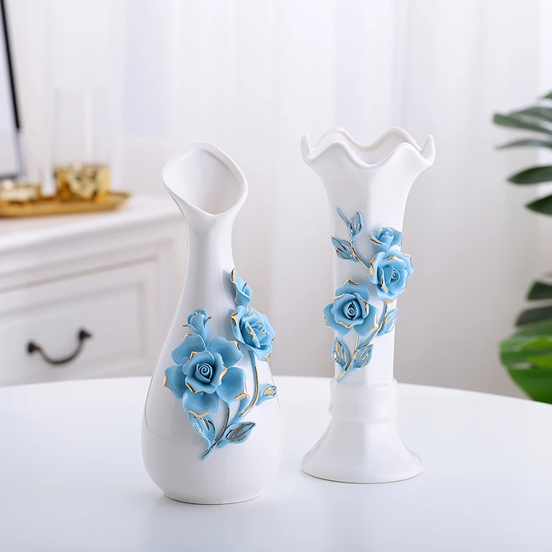 

Ceramic Vase Home Decoration Ornaments Desktop Table Wedding Room Decoration Crafts Gifts