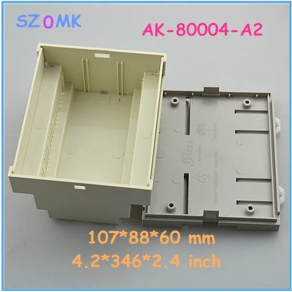 Szomk рейка din электрическая распределительная коробка 1 шт. 107*88*60 мм корпус прибора коробка управления abs пластик электронная распределительная коробка