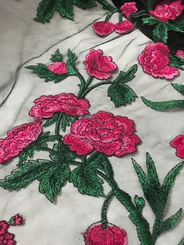 

luxury 3d flower David-51144 French Lace Fabric High Class African Laces Fabric With Embroidery For Sewing