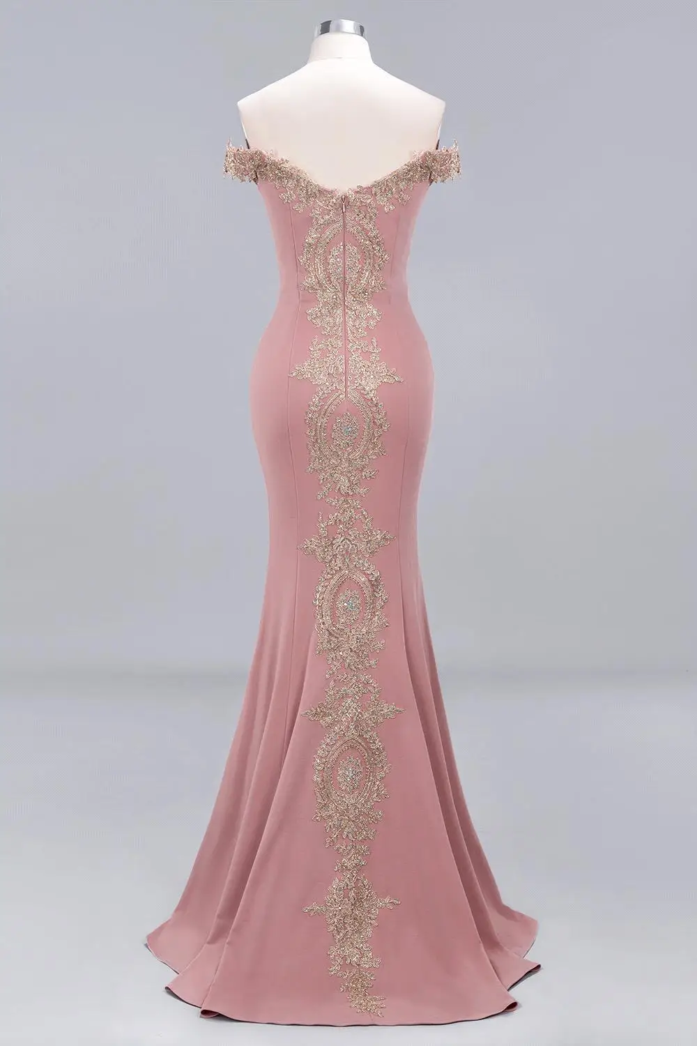 pink gala dress