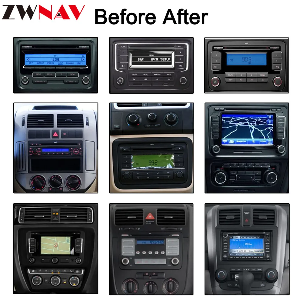 Sale 2 Din Car Multimedia Player Android 9.1 Auto Radio For Skoda/Seat/Volkswagen/VW/Passat b7/POLO/GOLF 5 6 DVD GPS audio recorder 2