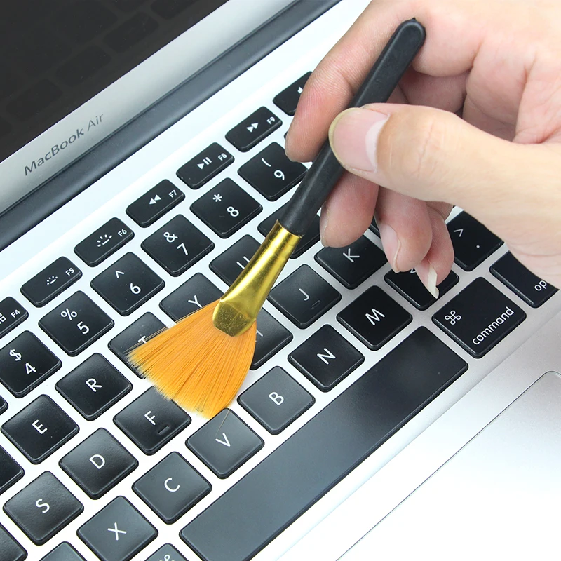 UANME  1PCSDesktop Sweeper Cleaning Home Dusting Brush Multi-Function Mini Keyboard Vehicle Anti-Static Dust Brush for computer