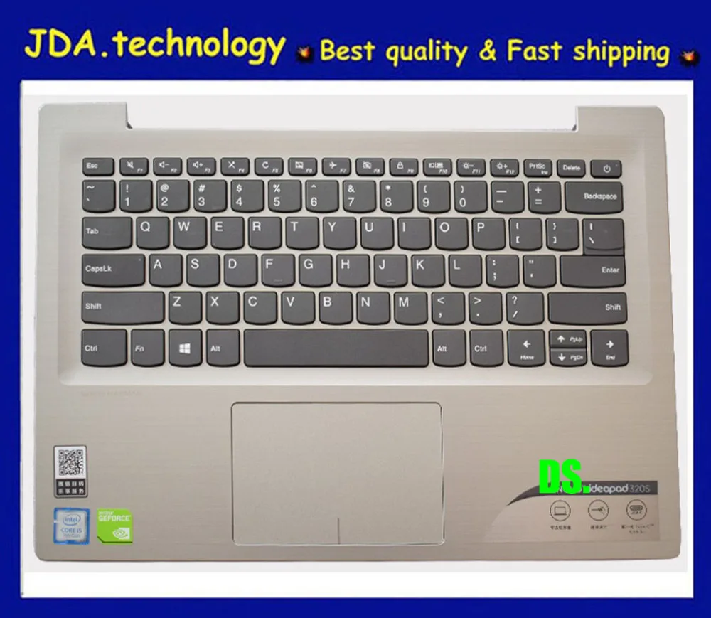 

wellendorff 96%New/org Laptop palmrest top case for Lenovo IdeaPad 320S-14 320-14IKB US keyboard bezel upper cover touchpad