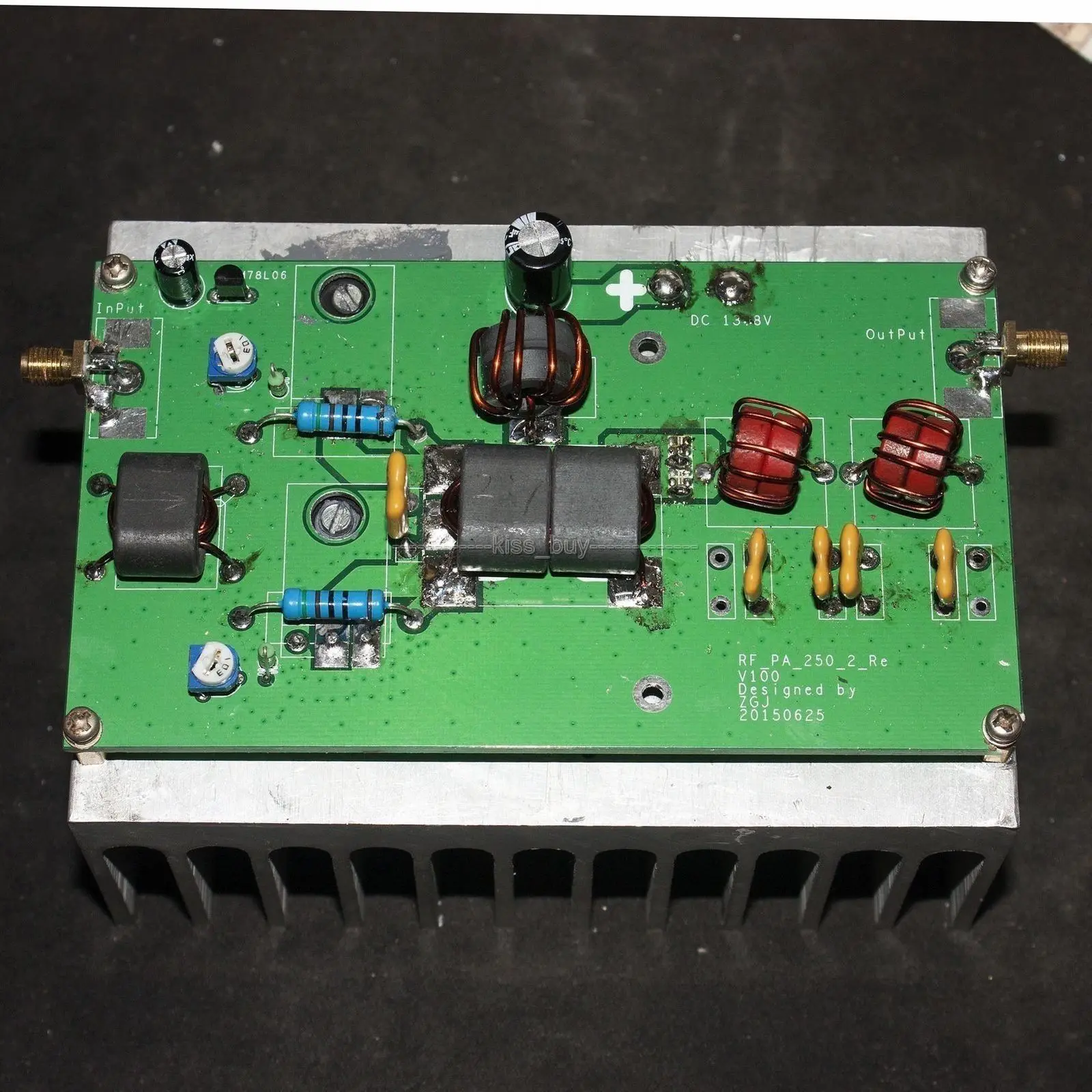 100W linear high frequency RF power amplifier with low-pass filter for wireless transceiver HF radio diy kits | Электроника