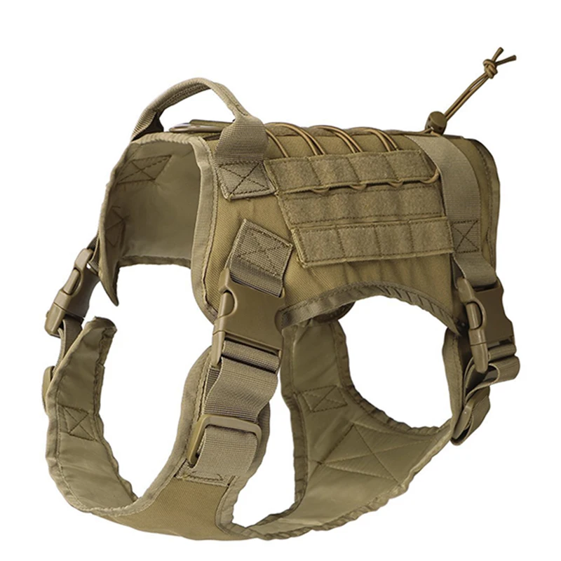 

1 PC K9 Outdoor Training Dog Harness Military Adjustable Molle Nylon Vest M/L/XL Adjustable Strap For Your Casual Adjustment