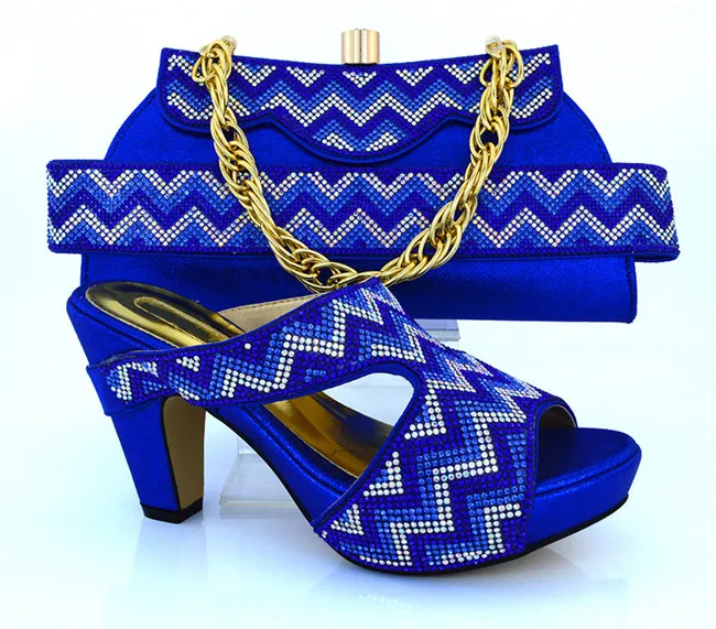 8 Para Tacón Alto Mm1010 Vestido red Blue Bolso Caliente Conjuntos Diamantes Africana gold Real Venta De Decoración Imitación 9 Azul Mujer Encuentro Cm Zapatos Con wX0HIxnq