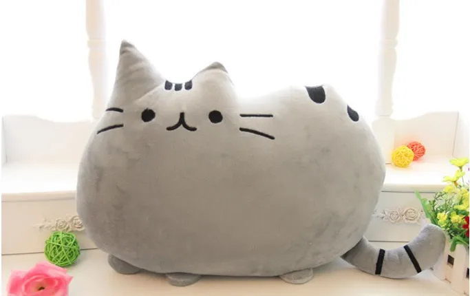 BOHS кошка мягкие плюшевые игрушки прекрасный бисквит хвост подушка в форме котенка 40*30 см