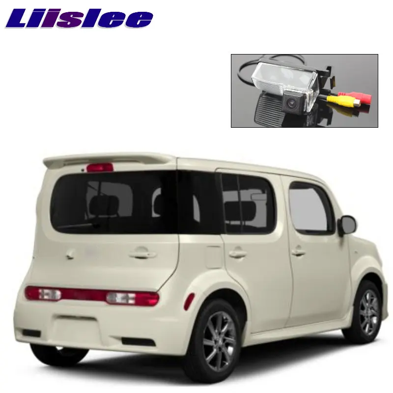 LiisLee автомобиля CCD ночного вида Vsion камера заднего вида для Nissan Cube Z12 2008~ Резервное копирование Обратный CAM