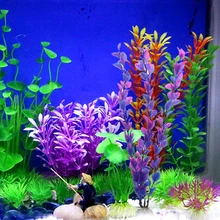 3Pcs Purple Aquarium Grama Artificial Fish Tank Underwater Fish Water Plant Ornament decorative marbles Aquarium Decoration liquid marbles