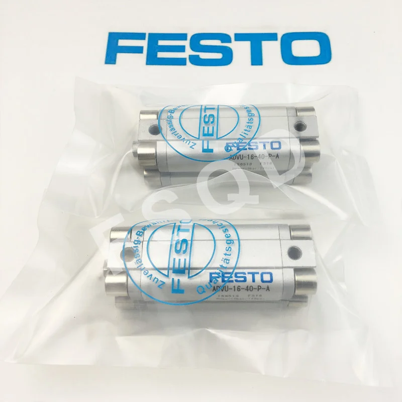 ADVU-25-5-P-A ADVU-25-10-P-A ADVU-25-15-P-A ADVU-25-20-P-A FESTO тонкий компактный воздушный цилиндр ADVU серии