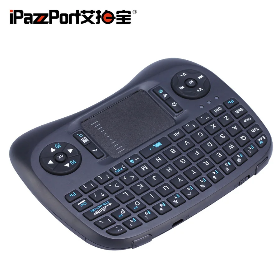 2017 Updated Version Original iPazzPort Mini Wireless Keyboard with Backlit and Touchpad for