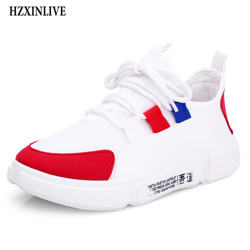 

HZXINLIVE 2018 Autumn Woman Casual Shoes Sneakers Fashion Mixed Colors Flats Ladies Vulcanized Shoes zapatos mujer Comfortable