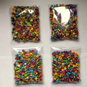 

wholesale green gold rose blue mixed colors metal Scrapbooking Brads 8x11mm thum tack board push pins DIY Embellishments craft