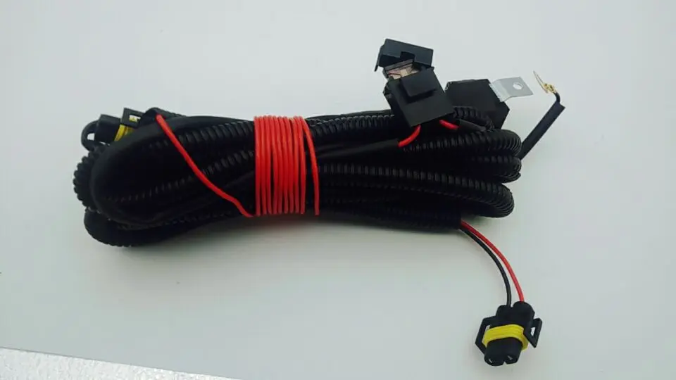 CHESHUNZAI туман светильник провода ламп Жгут кабель с предохранителем для VW New Polo Golf Jetta MK5 MK6