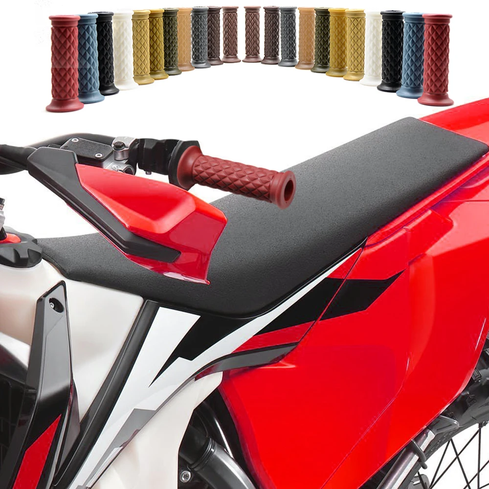 Винтажные рукоятки для внедорожника ручки 7/8 дюйма 22 мм коричневый руль ручка и