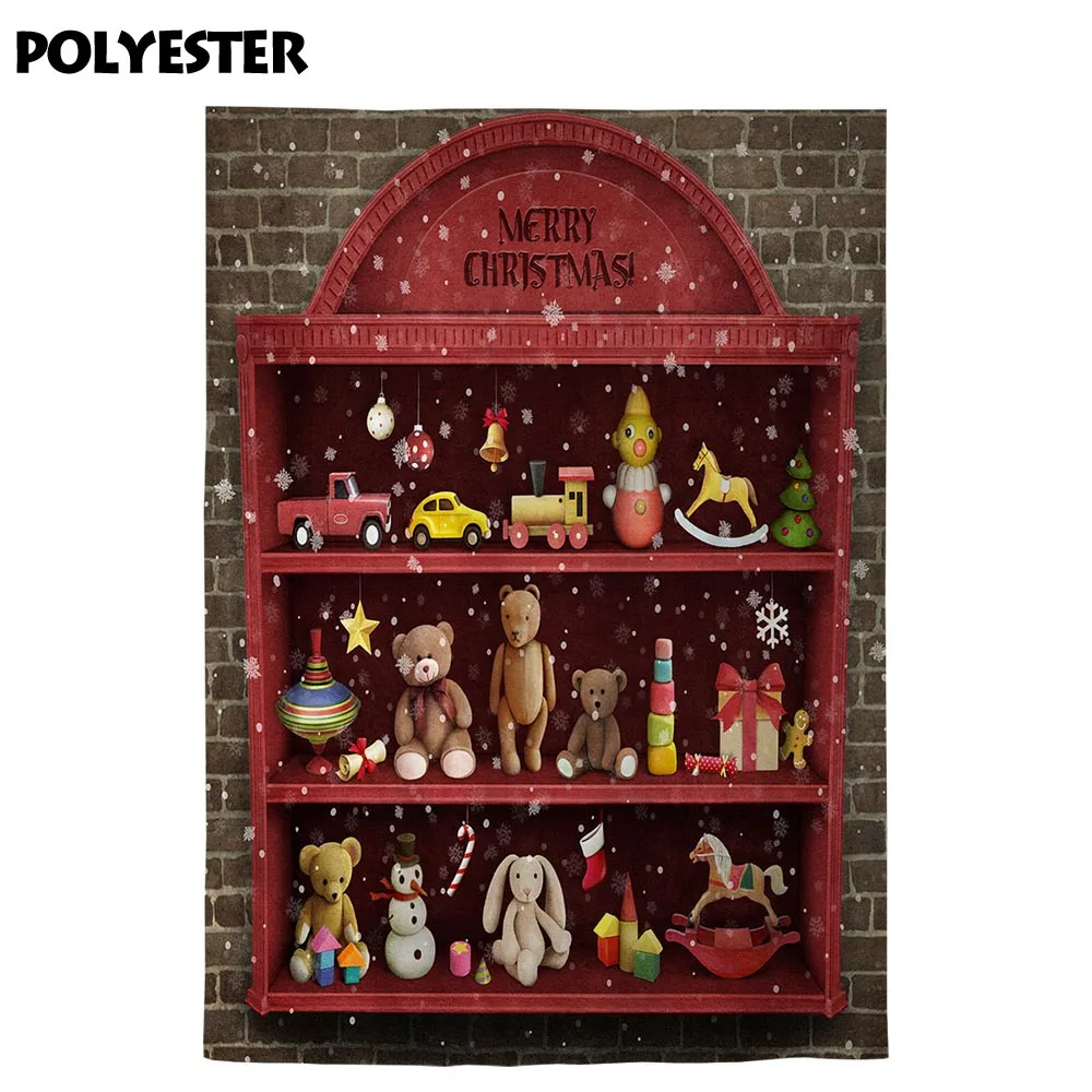 Allenjoy الخلفيات للتصوير عيد ميلاد سعيد الأحمر خزانة لعبة الدب أرنب ندفة الثلج اللبنات خلفية صورة المتصل Allenjoy الخلفيات للتصوير عيد ميلاد سعيد الأحمر خزانة لعبة الدب أرنب ندفة الثلج اللبنات خلفية صورة المتصل