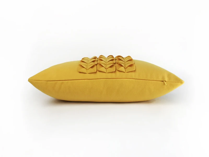 Современные желтые/синие подушки, художественная декоративная подушка, креативные геометрические узоры, твердые подушки, домашний декор, диванная подушка