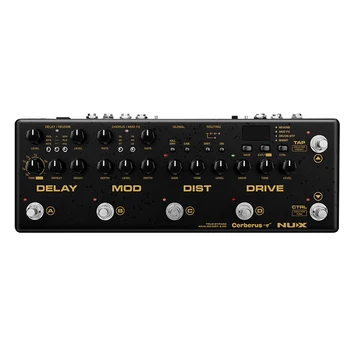 

NUX Cerberus Integrated Guitar Pedal Electric Bass Analog Overdrive Distortion Modulation Chorus Delay Multi Effects