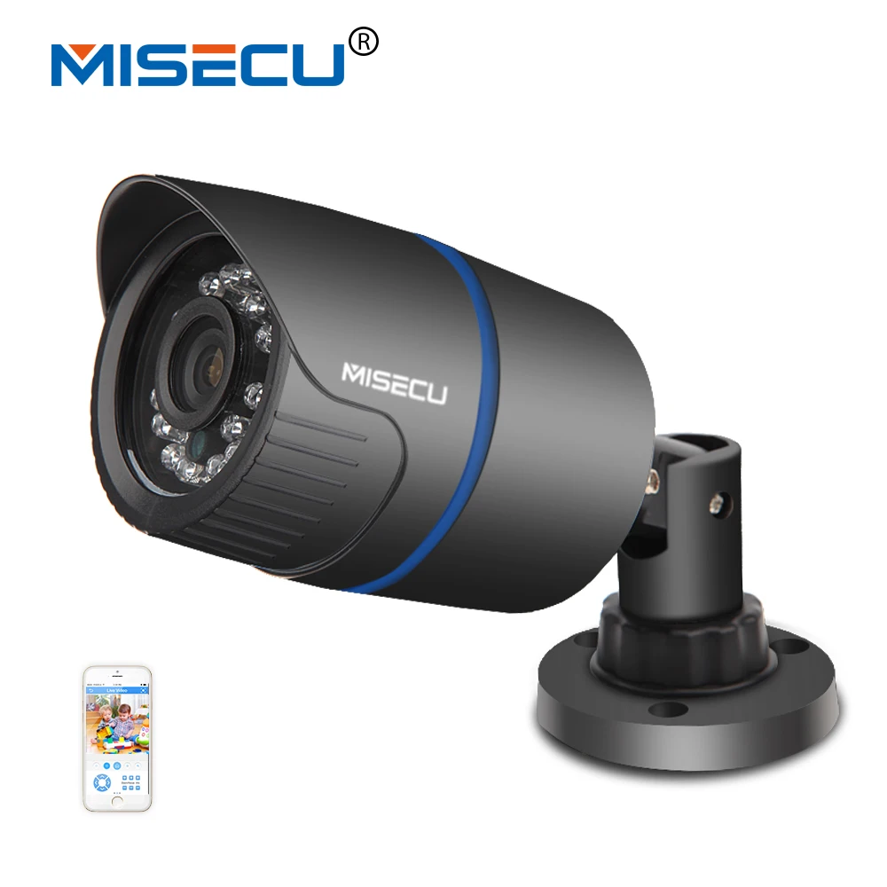 MISECU 2 8mm Wide IP Camera 1080P 960P 720P ONVIF P2P Motion Detection RTSP Email Alert