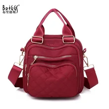 BRIGGS Fashion Small Women Backpack Waterproof Nylon Travel Backpack School Bags for Teenage Girls Rucksack Mochila цена BRIGGS Fashion Small Women Backpack Waterproof Nylon Travel Backpack School Bags for Teenage Girls Rucksack Mochila цены онлайн