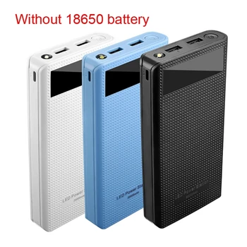 

Type C Dual USB QC3.0 7x 18650 Battery DIY Power Bank Box Charger For Cell Phone