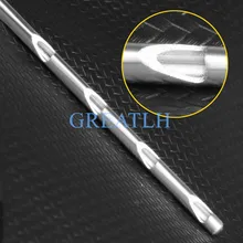 1 шт. конюля для сбора жира для стволовых клеток, канюля для липосакции жировой передачи иглы, скребок иглы пористой строгальный станок иглы