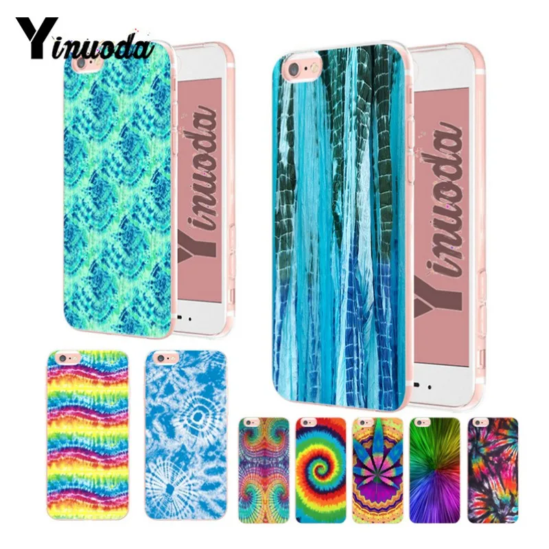 Yinuoda Tie Dye Pattern For iphone X Coque Shell Phone