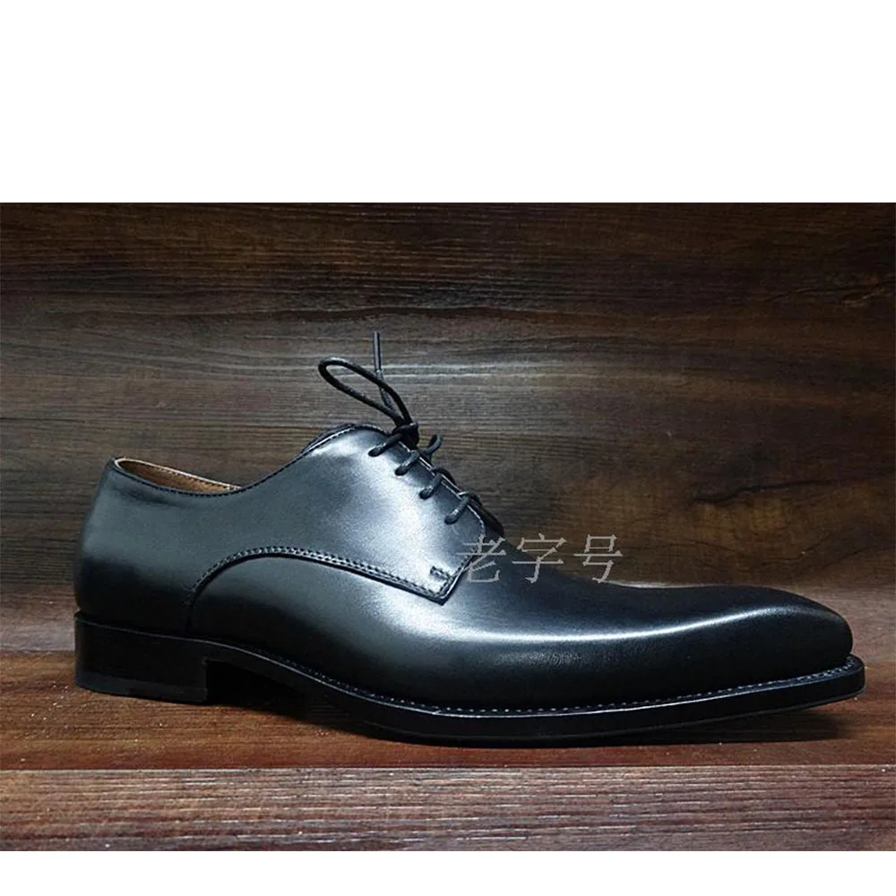 Gents Sipriks De Praça Couro Welted Sapatos Formais Ternos Italiana Artesanal Elegante Sapatas Goodyear Vestido Toe Mens Bezerro Preto 8T8SRfq