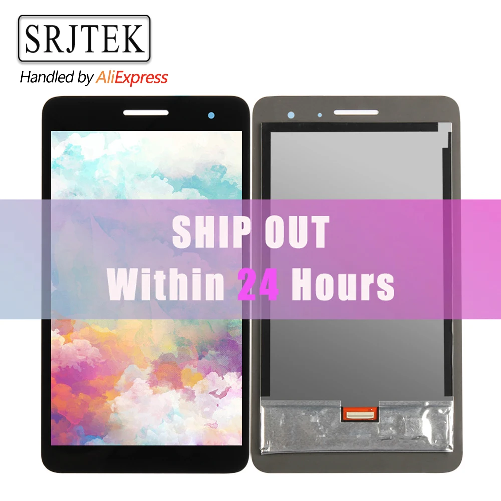 Srjtek Black For Huawei Honor Play Mediapad T1 701 T1 701U T1 701U LCD Display With