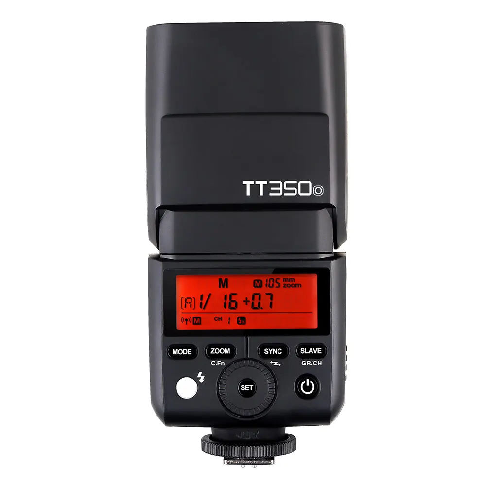 Godox Mini Speed lite TT350O TTL 2 4G Беспроводная Высокоскоростная синхронизация 1/8000s GN36 лампа
