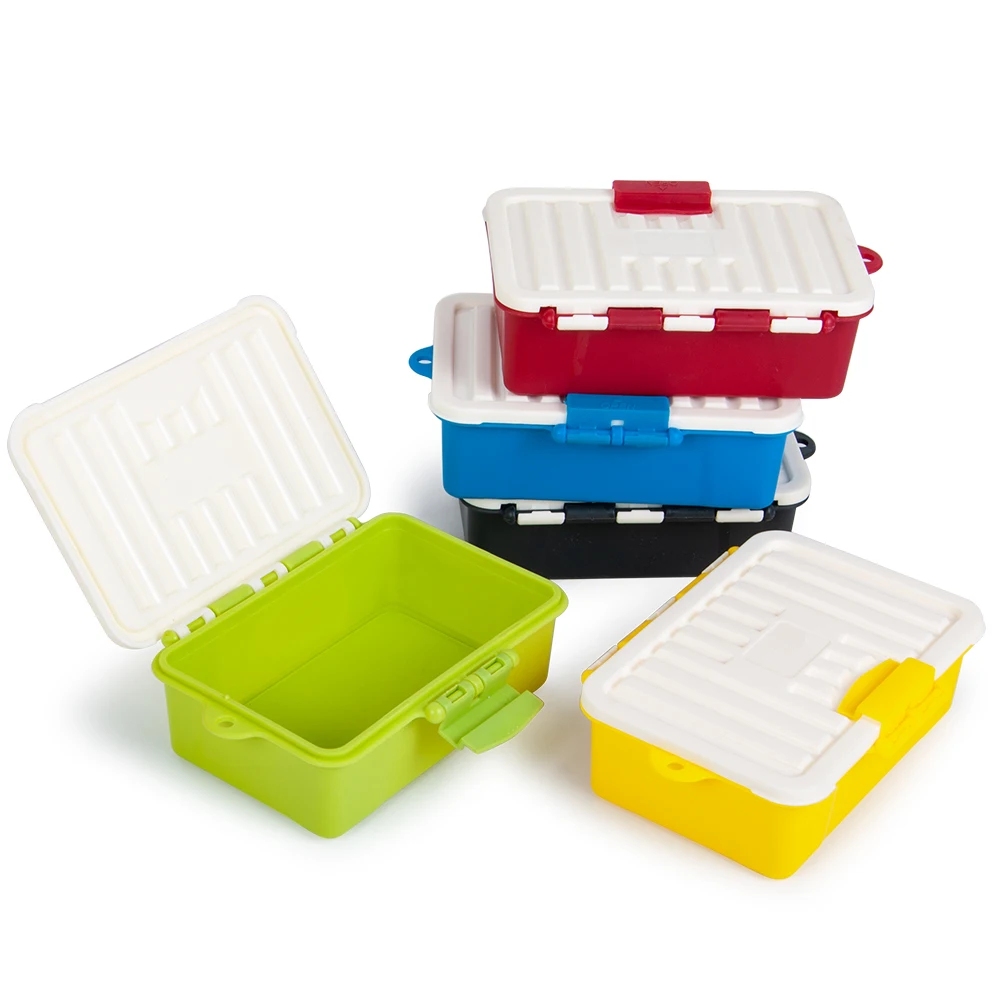 

Version B Multiple Color Plastic Scale Storage Box Tool Decoration for 1:10 RC Rock Crawler Accessories SCX10