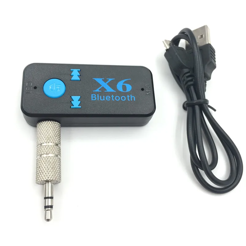 

Bluetooth Receiver USB Aux Audio Receiver Adapter 3.5mm Jack 4.1 Bluetooth Adapter Support TF Card A2DP Music Receiver
