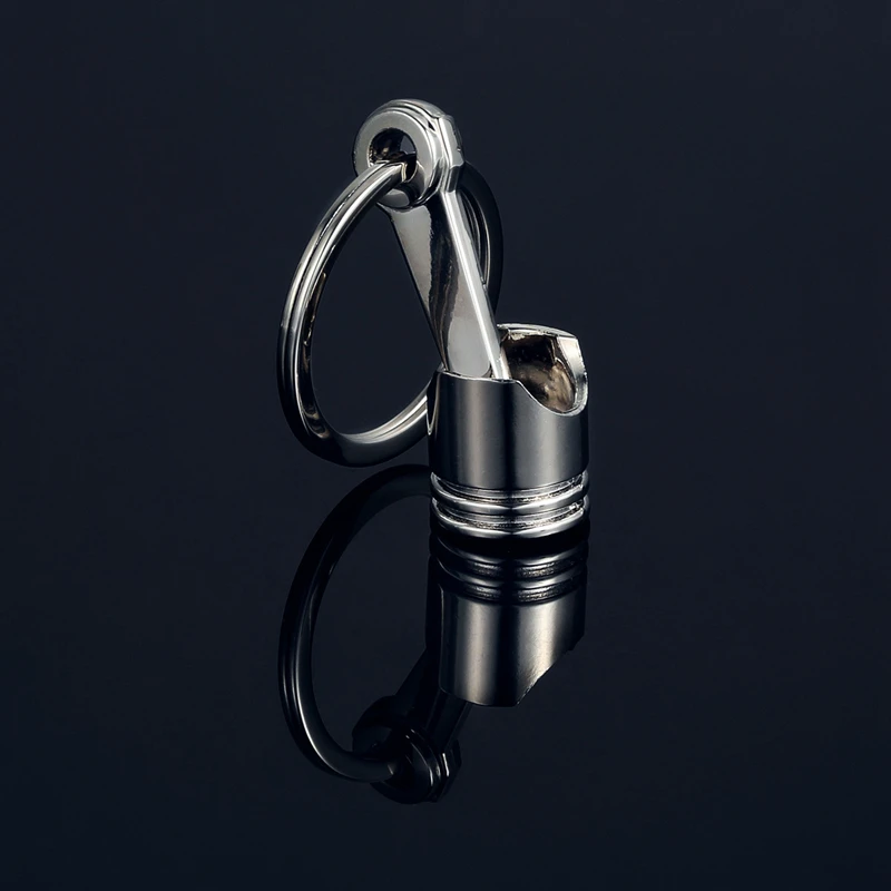 

1 PC Car Keychain Auto Key Chain Simulation Piston Key Ring For Motorcycle Auto Car-styling Keyring Keyfob Pendant Accessories