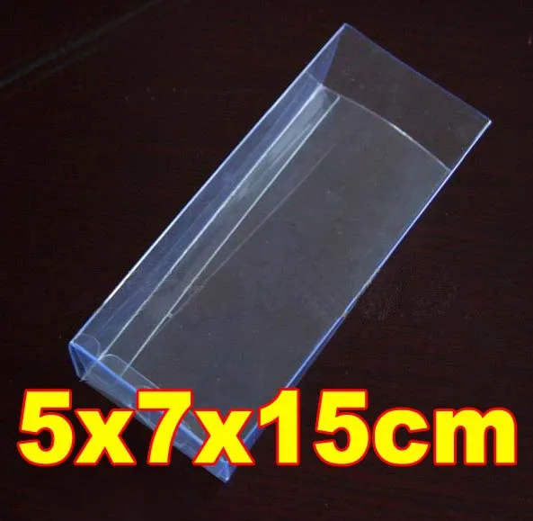 

PVC Plastic Transparent Commodity Dried Fruit Packing Boxes Case--5x7x15cm