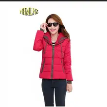 2017 New Fashion Women Winter Down jacket Big yards Thickening Super Warm Coats Hooded Jacket Splicing