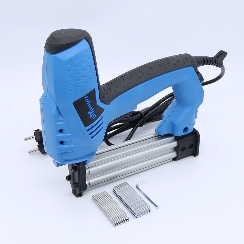 200V 240V Electric Staple Gun 2 In 1 Brad Nailer & Stapler Electric