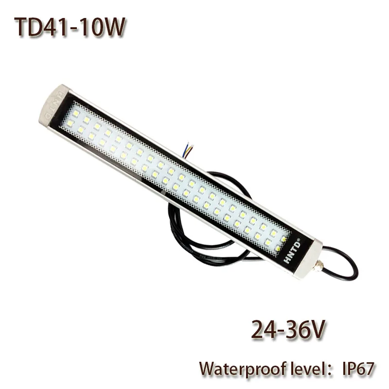 

HNTD 10W 24V DC LED Work Light Explosion-proof Waterproof IP67 TD41 Led Panel Light CNC Machine Tools lighting Free shipping