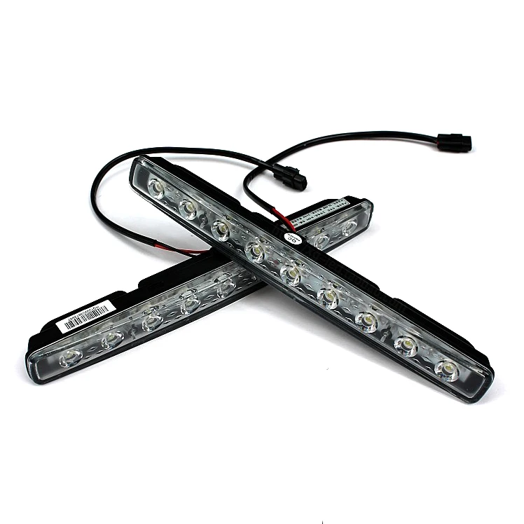 New 2w Universal Car Light Super White 9 LED Daytime Running Light Auto Lamp DRL