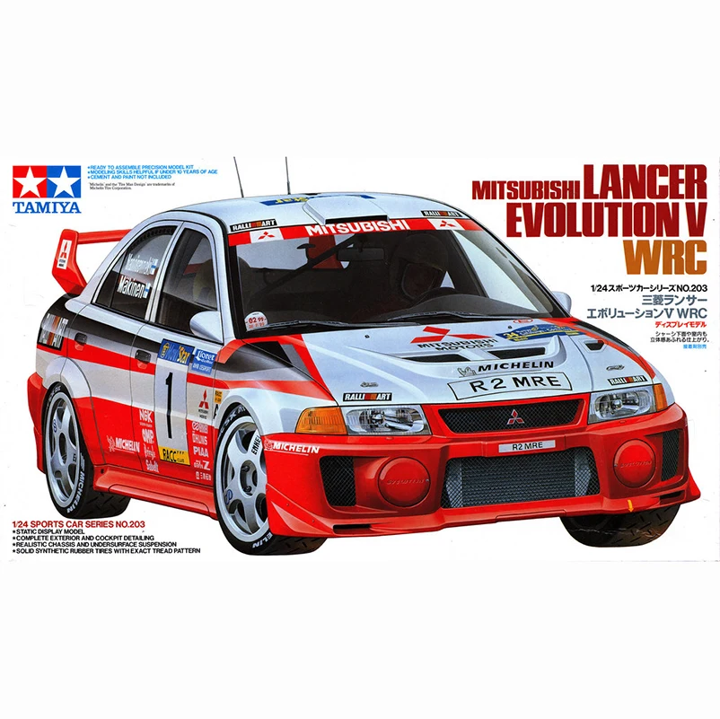 

1/24 TAMIYA 24203 MITSUBISHI LANCER Evolution V WRC model hobby