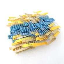 Total 300pcs 1% 1W Metal Film Resistor Assorted Kit 30Values*10pcs=300pcs (10 Ohm ~1M Ohm)